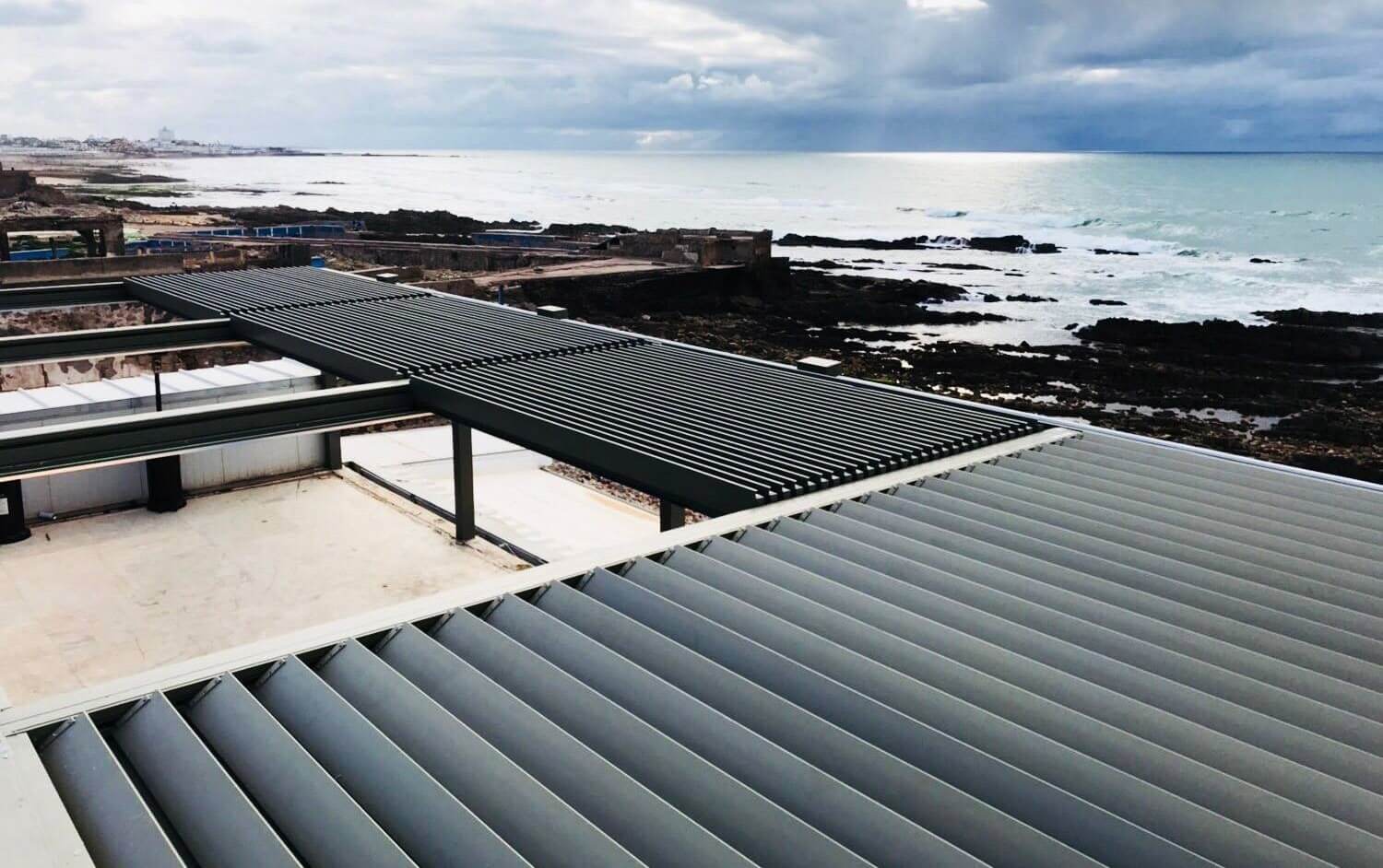 CA-30 Pérgola Bioclimática Sección Poste 1 CA-30 Pérgola Bioclimática Sección Poste 1