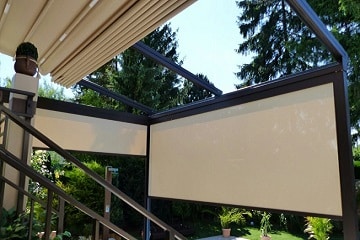 Toldo Vertical Screen Motorizado de Cremallera
