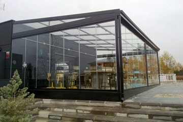 Veranda con Cortinas de Cristal 2